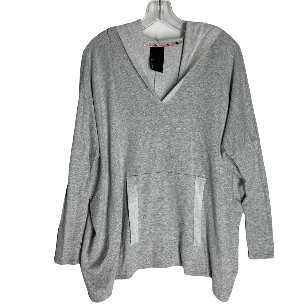 Anthropologie Dolan T-Shirt Womens Hoodie Sweatshirt Oversized S Thumb Hole
